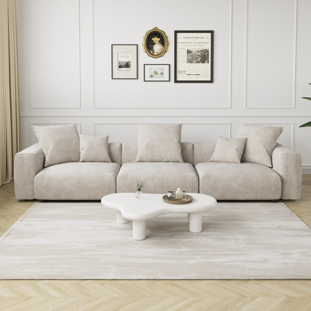 Kanso Corduroy Modular Sofa (Beige)