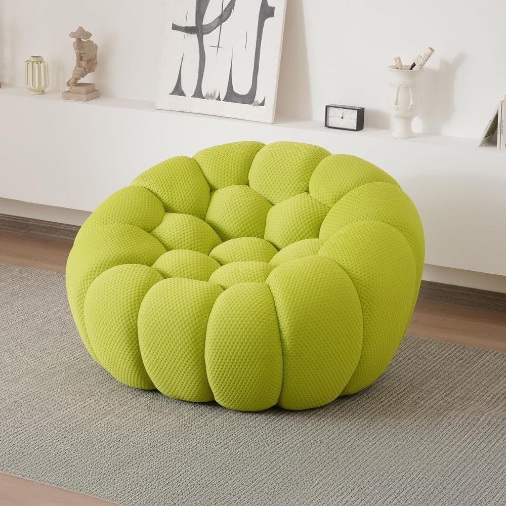 Mitsu Boucle Sofa (Lime Green)