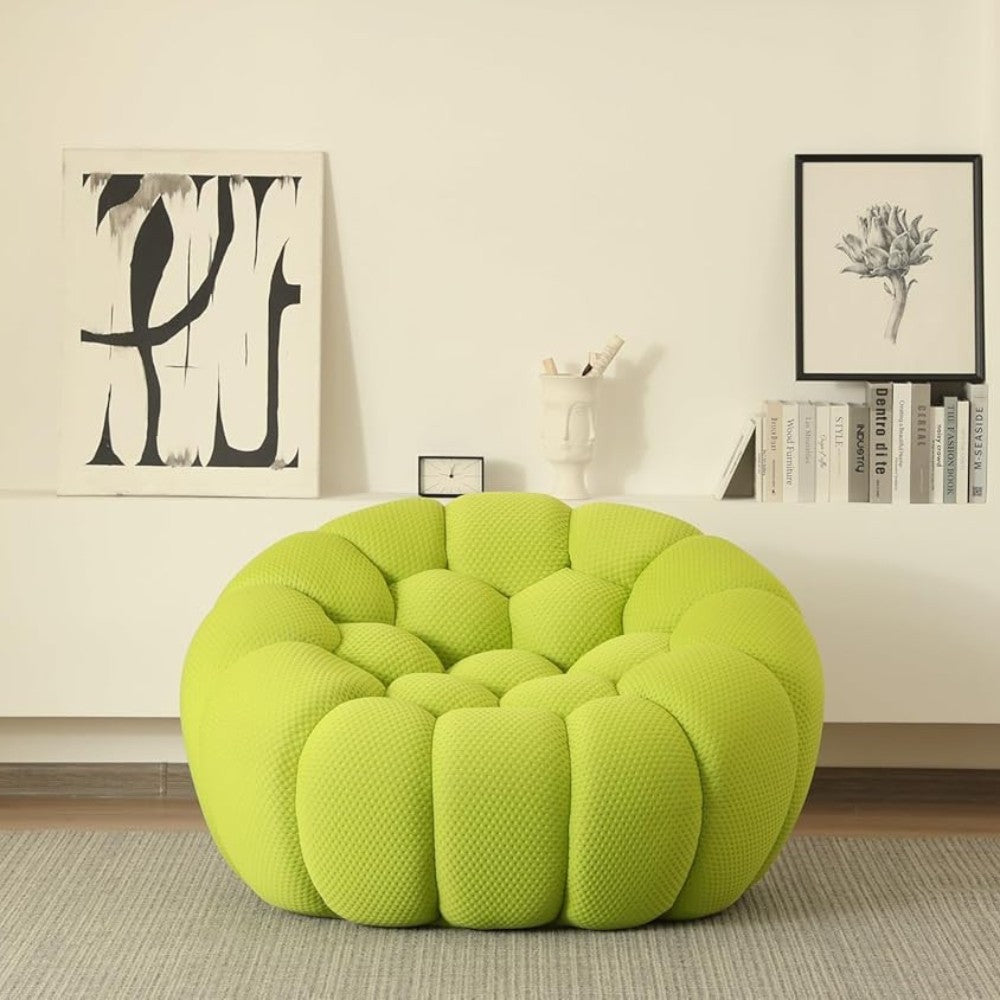 Mitsu Boucle Sofa (Lime Green)