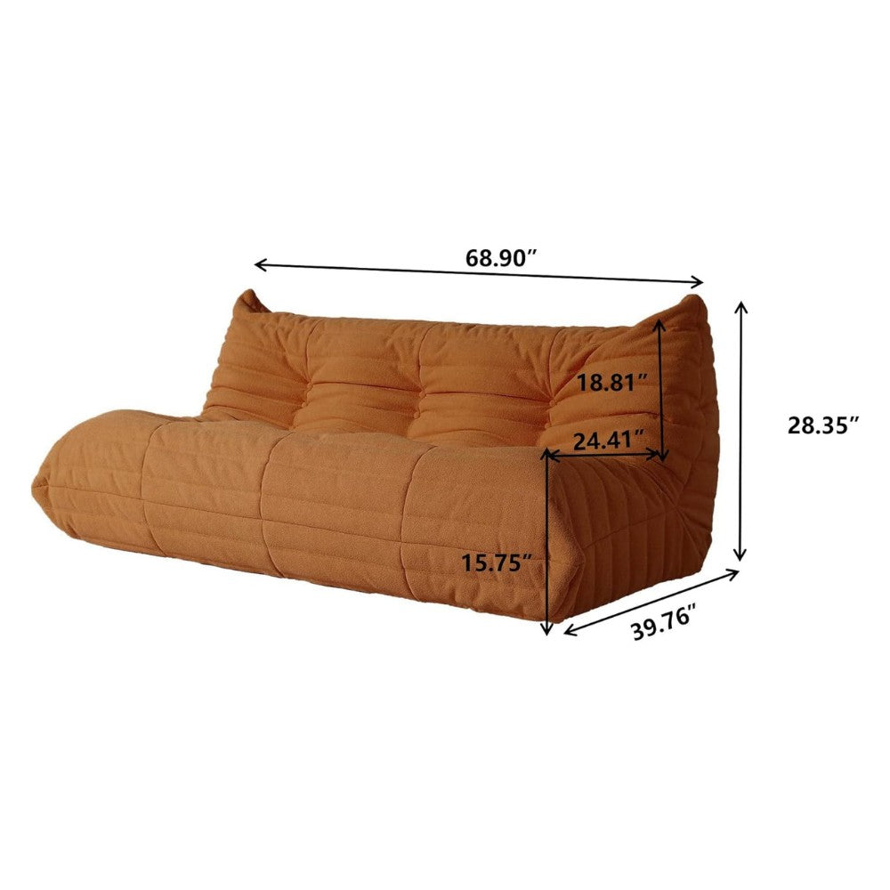 Muku Boucle Sofa Chair (Light Brown)