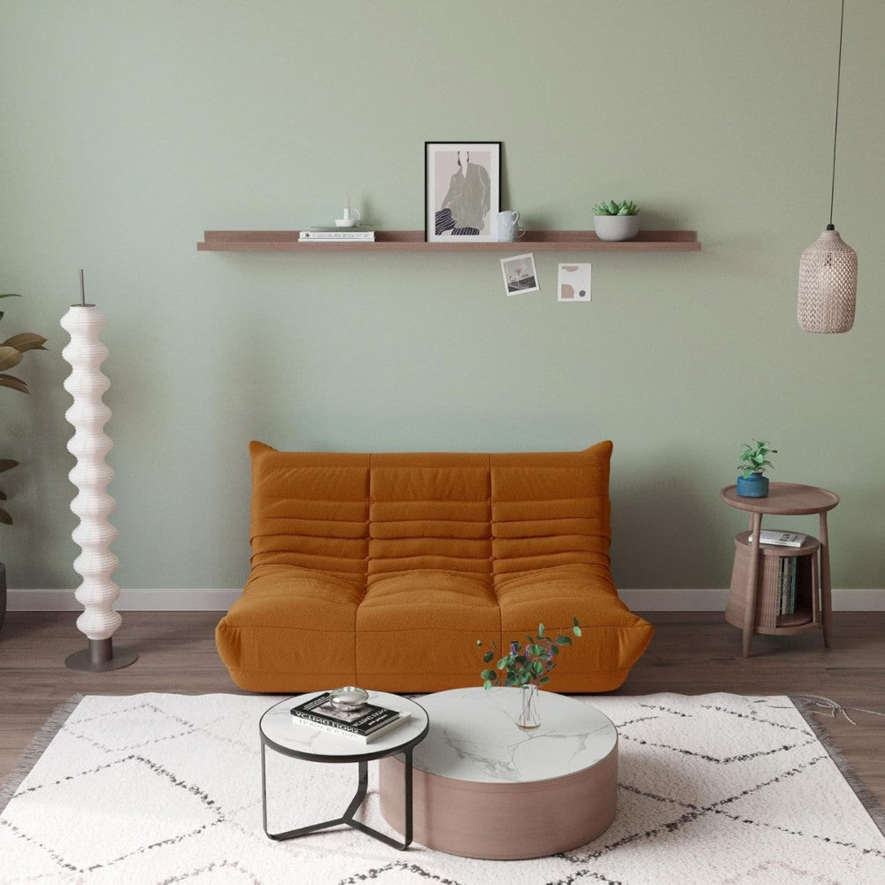 Muku Boucle Sofa Chair (Light Brown)