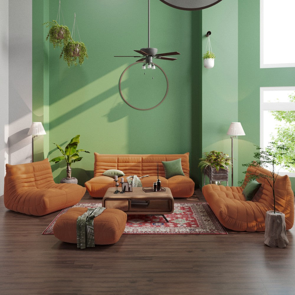 Muku Boucle Sofa Chair (Light Brown)