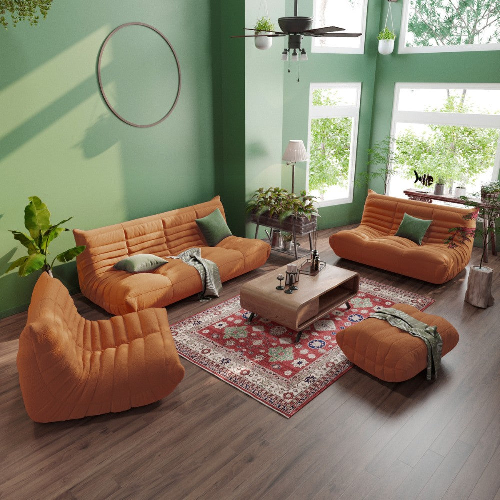 Muku Boucle Sofa Chair (Light Brown)