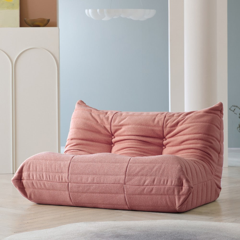 Muku Boucle Sofa Chair (Pink)