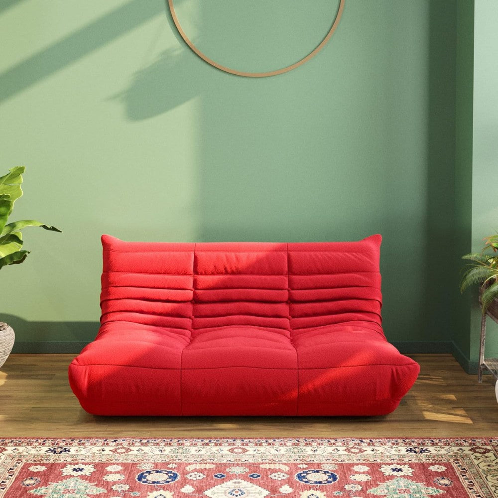 Muku Boucle Sofa Chair (Red)