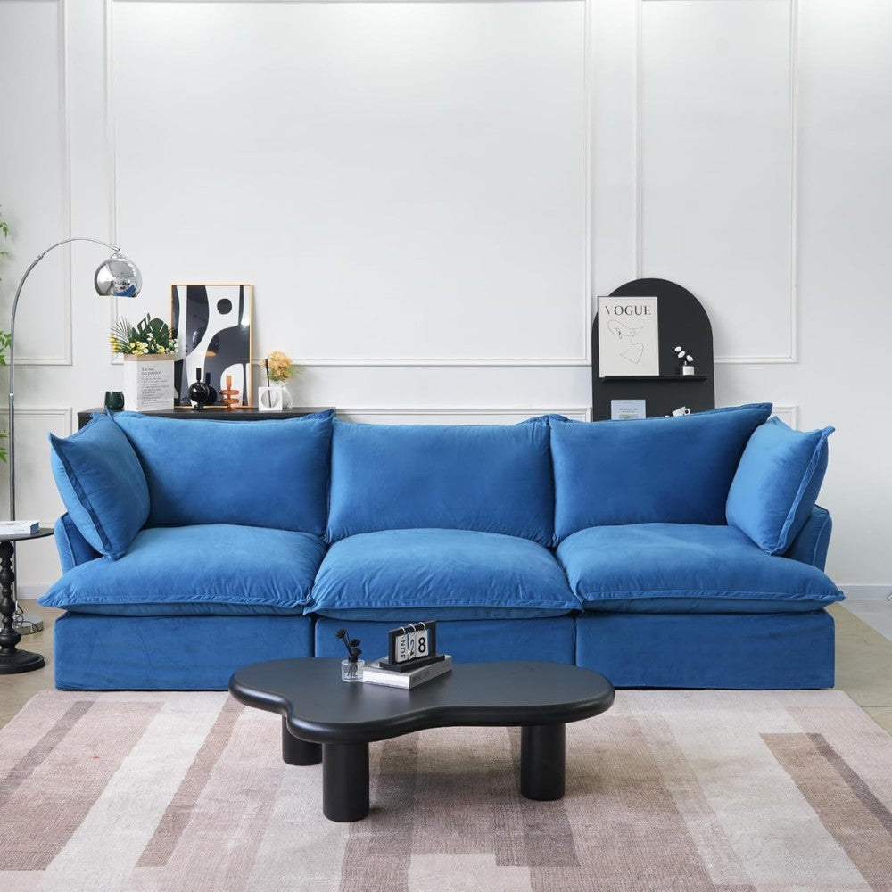 Sabi Modular Boucle Sofa (Blue)