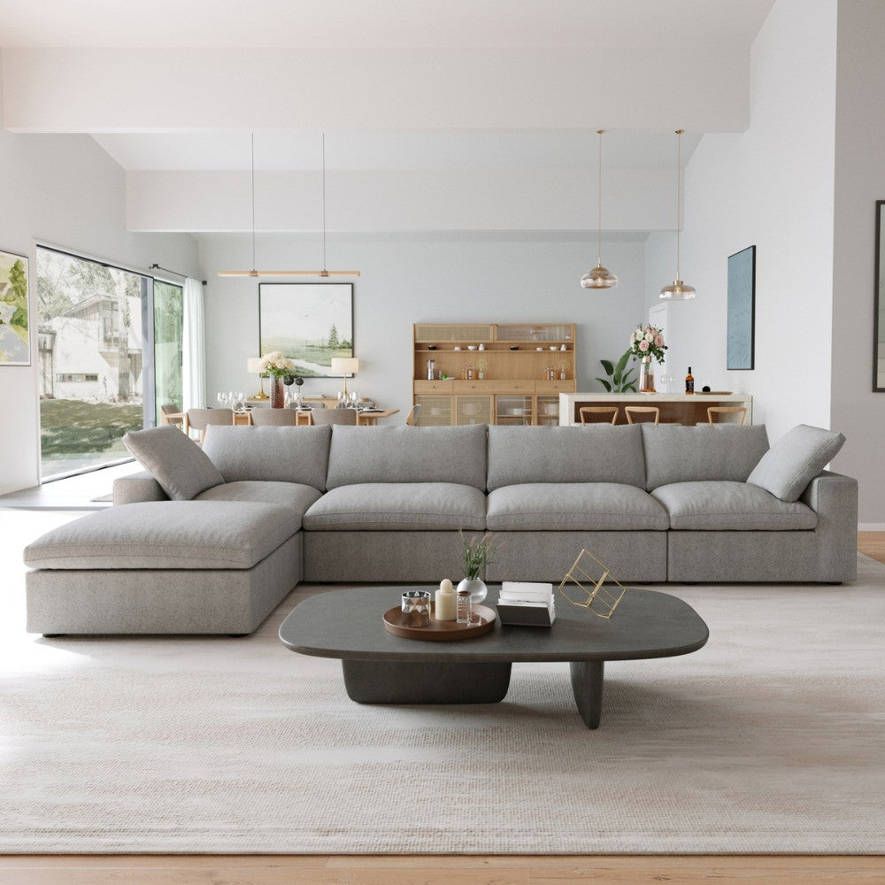 Solace Modular Boucle Sofa (Grey)