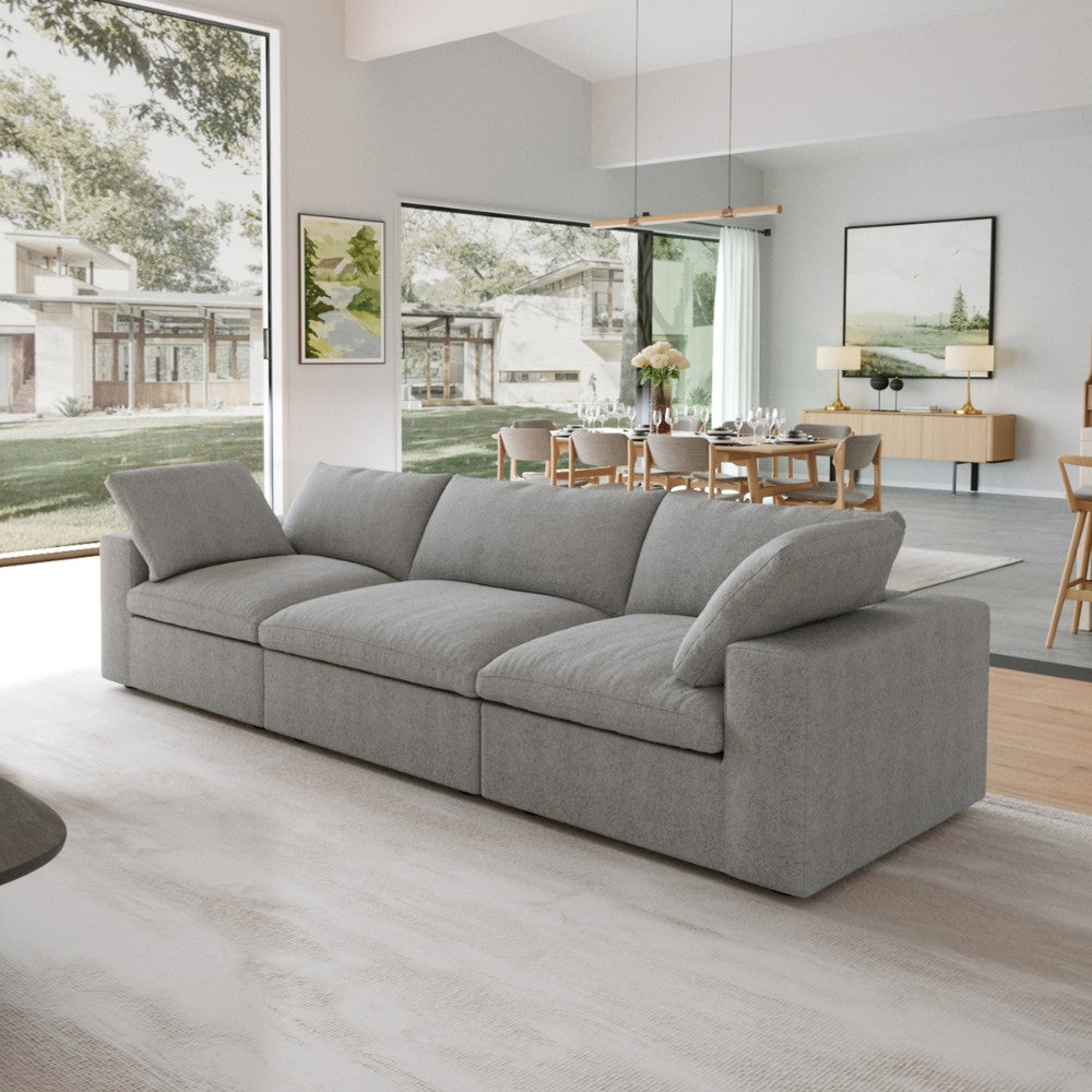 Solace Modular Boucle Sofa (Grey)