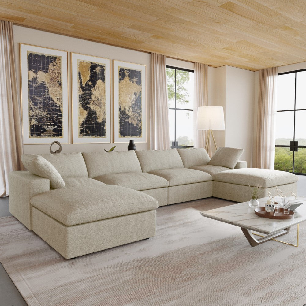 Solace Modular Boucle Sofa (Khaki)