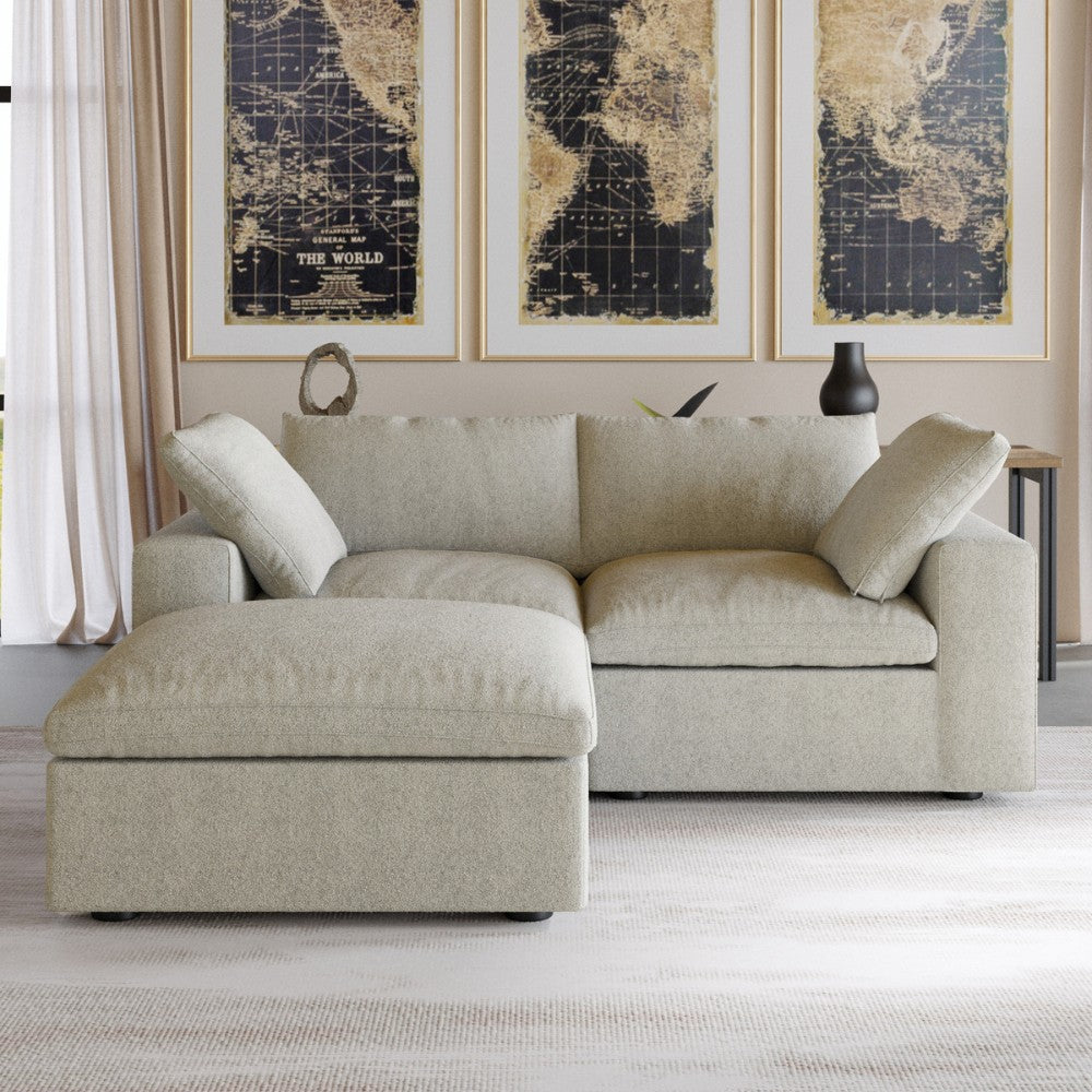 Solace Modular Boucle Sofa (Khaki)