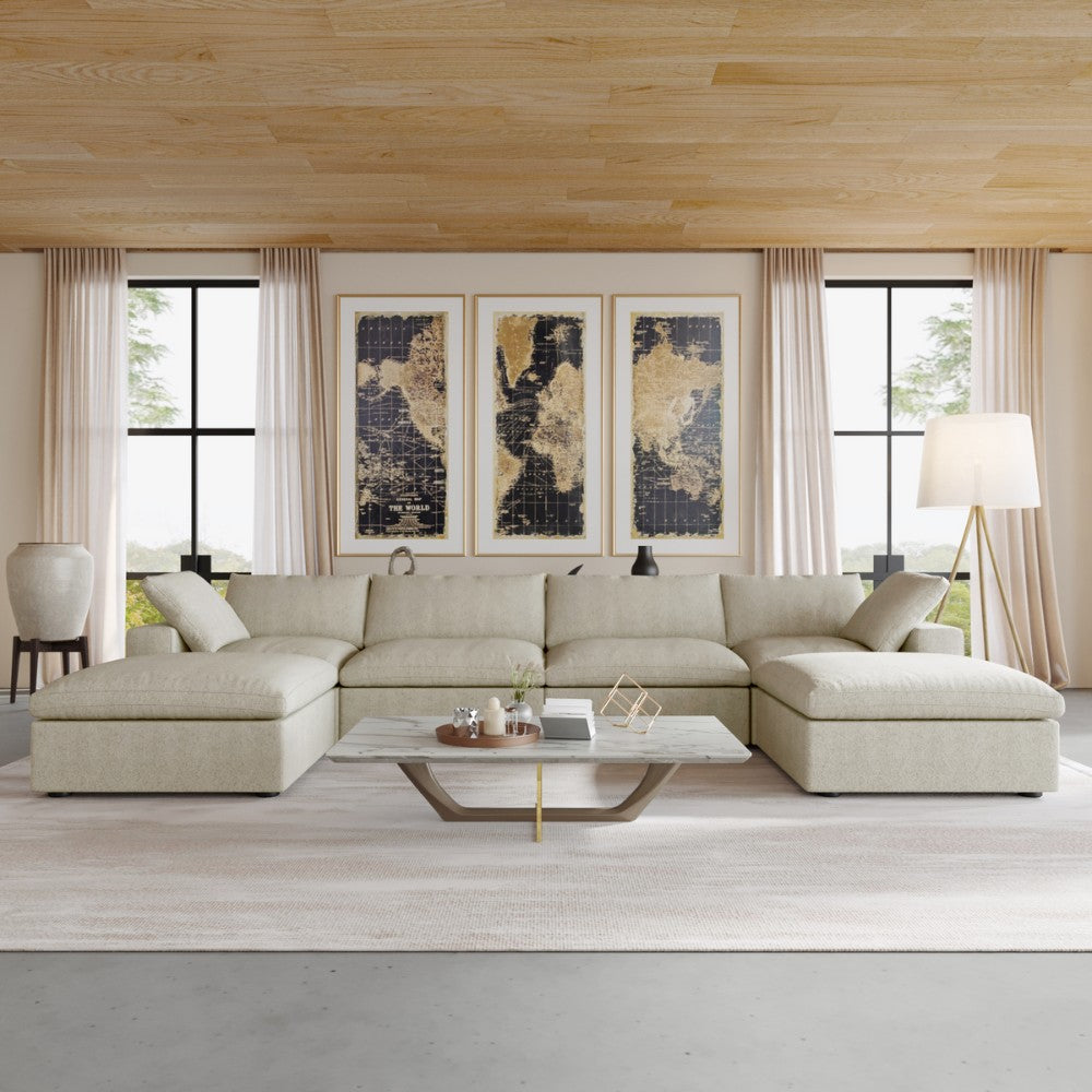 Solace Modular Boucle Sofa (Khaki)