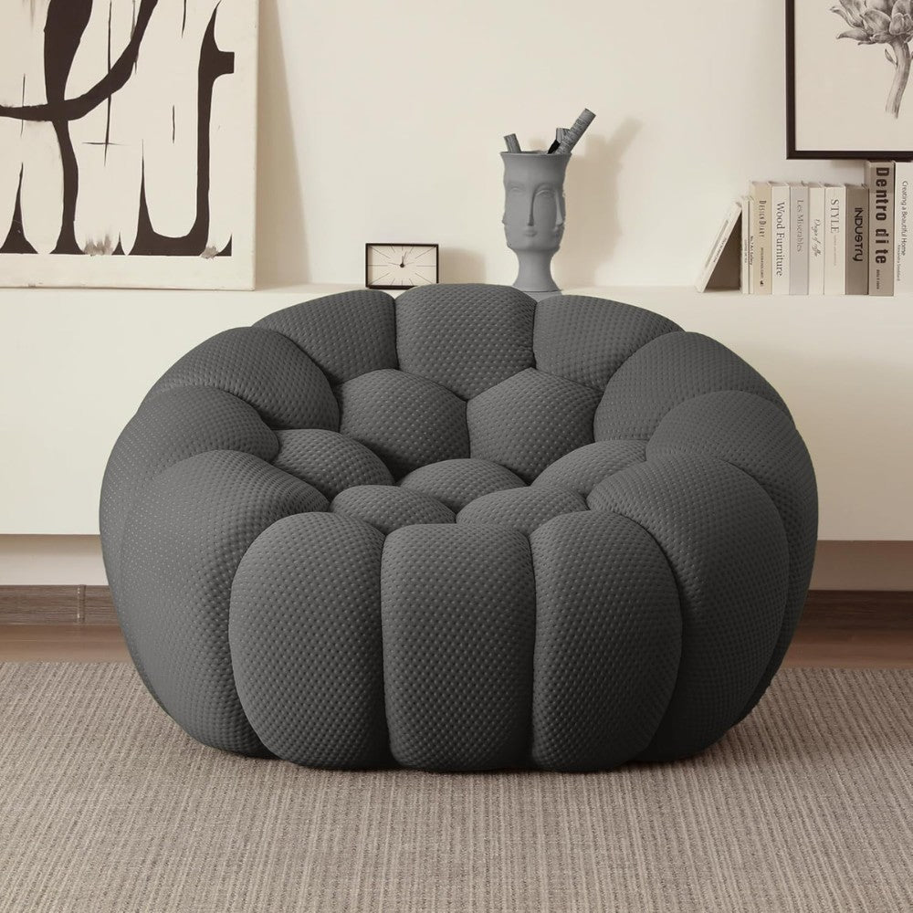 Mitsu Boucle Sofa (Dark Grey)