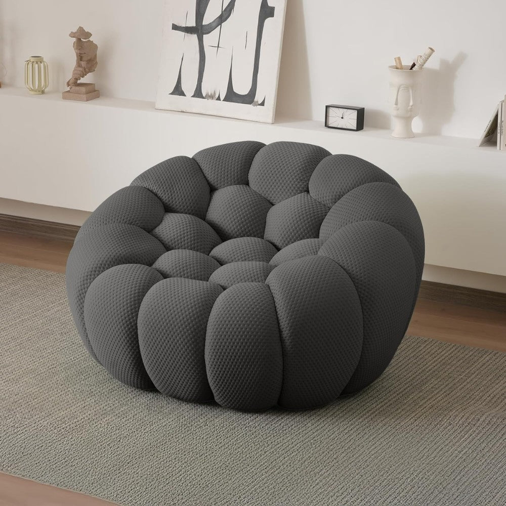Mitsu Boucle Sofa (Dark Grey)