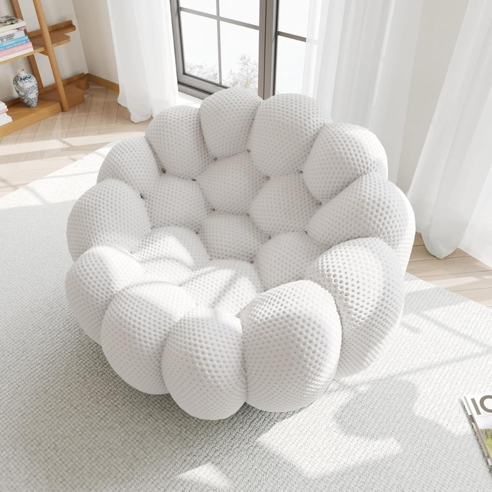 Mitsu Boucle Sofa (Light Grey)
