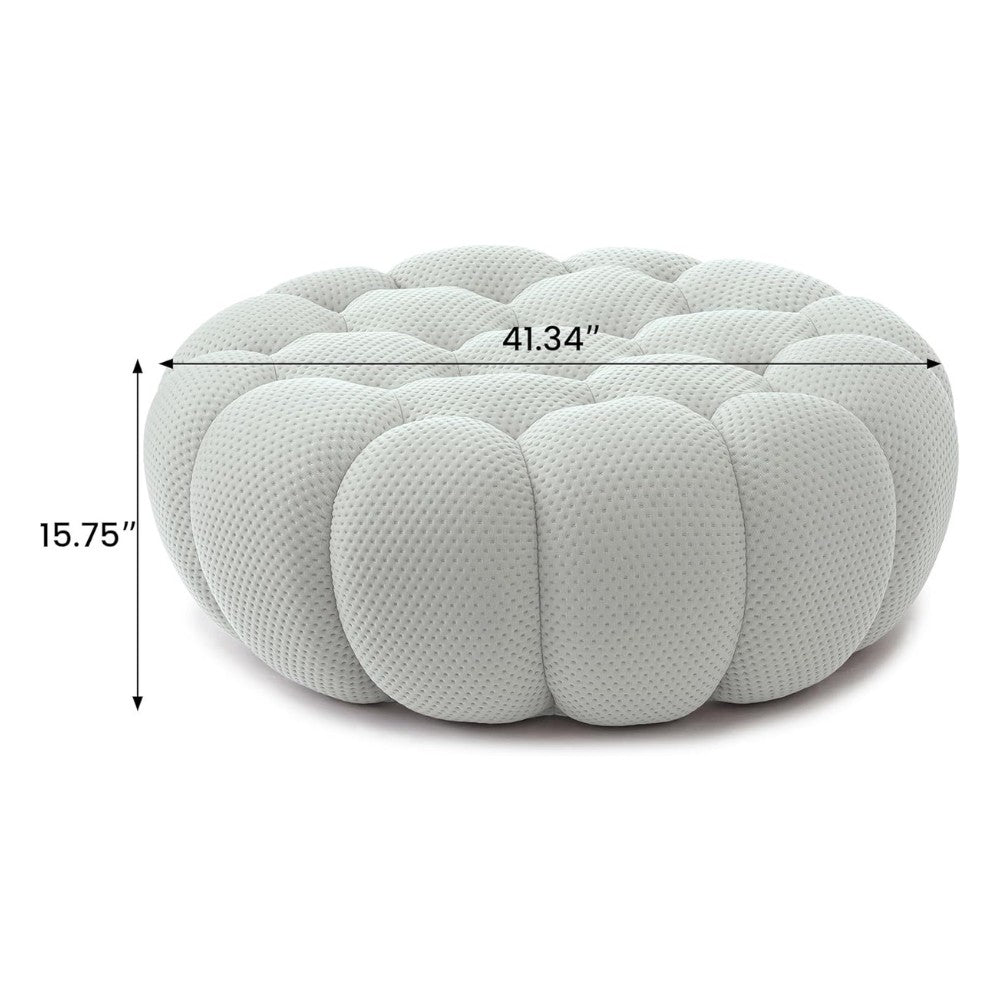 Mitsu Boucle Sofa (Light Grey)