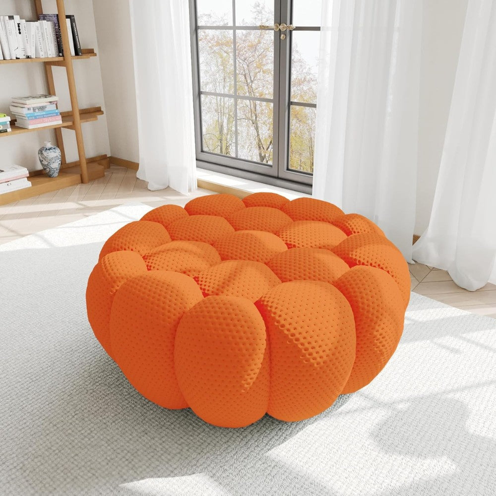 Mitsu Boucle Sofa (Orange)