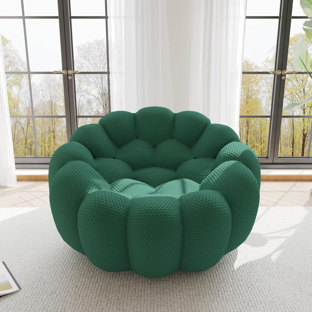 Mitsu Boucle Sofa (Dark Green)