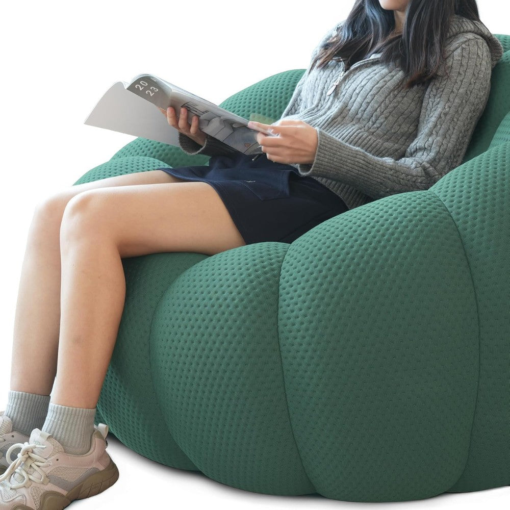 Mitsu Boucle Sofa (Dark Green)