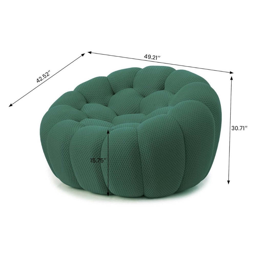 Mitsu Boucle Sofa (Dark Green)