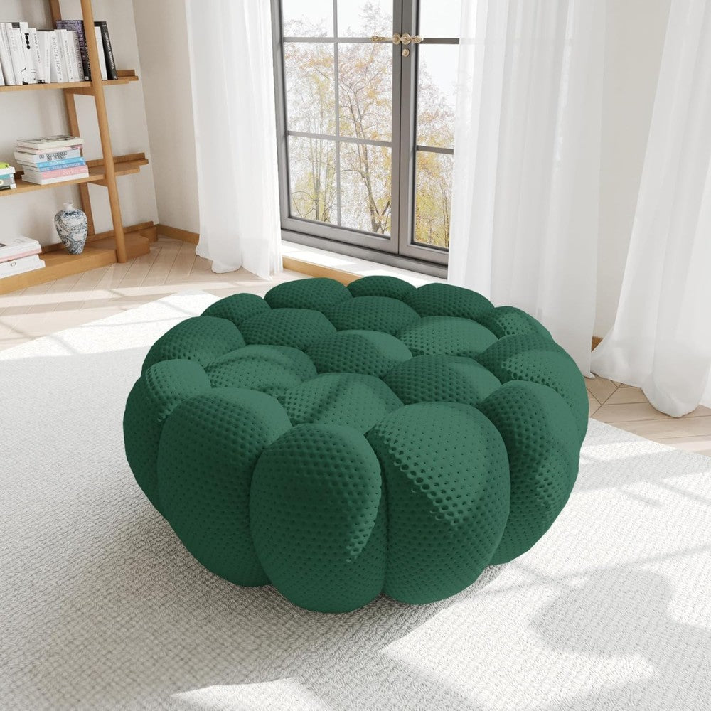 Mitsu Boucle Sofa (Dark Green)