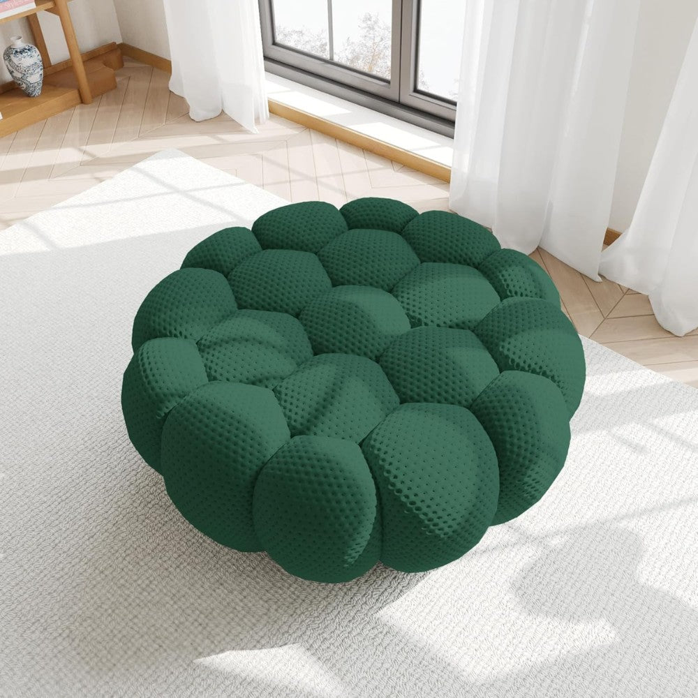 Mitsu Boucle Sofa (Dark Green)