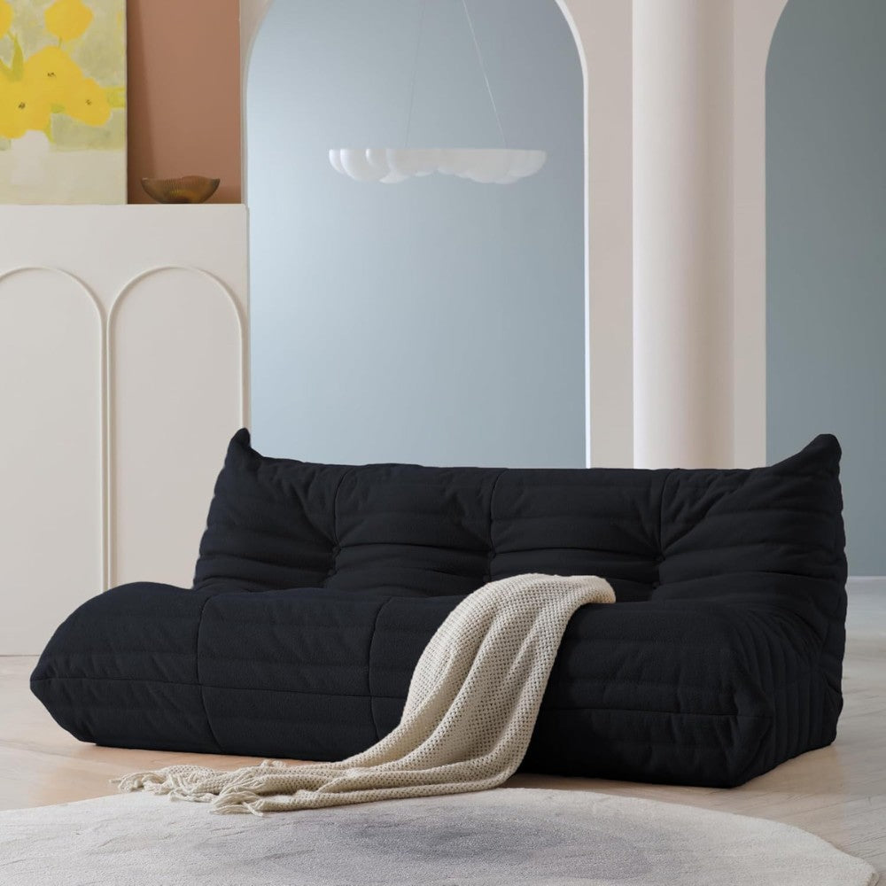 Muku Boucle Sofa Chair (Black)