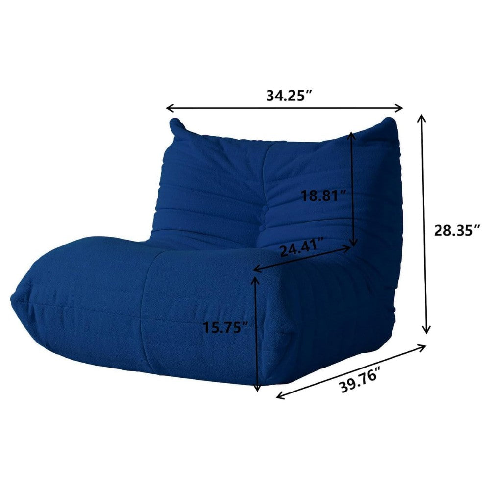 Muku Boucle Sofa Chair (Blue)