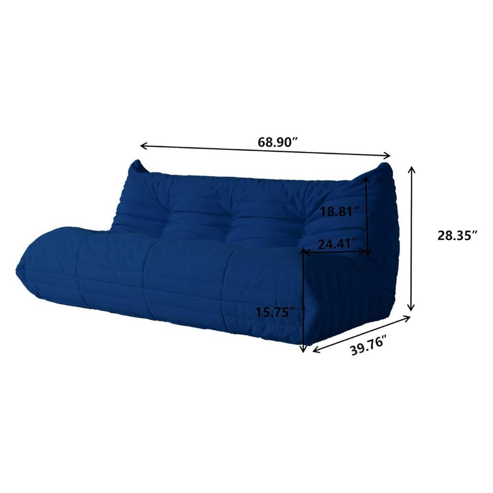 Muku Boucle Sofa Chair (Blue)