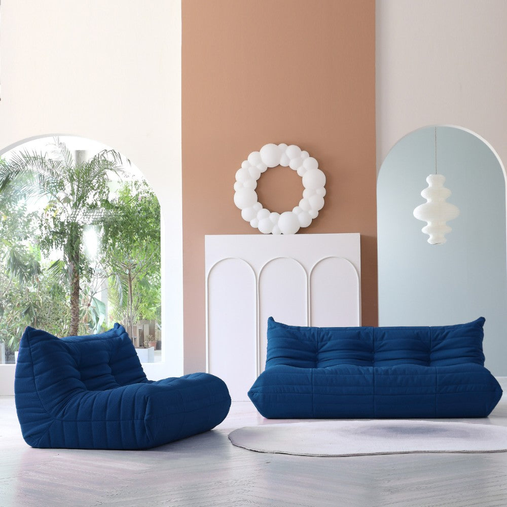 Muku Boucle Sofa Chair (Blue)