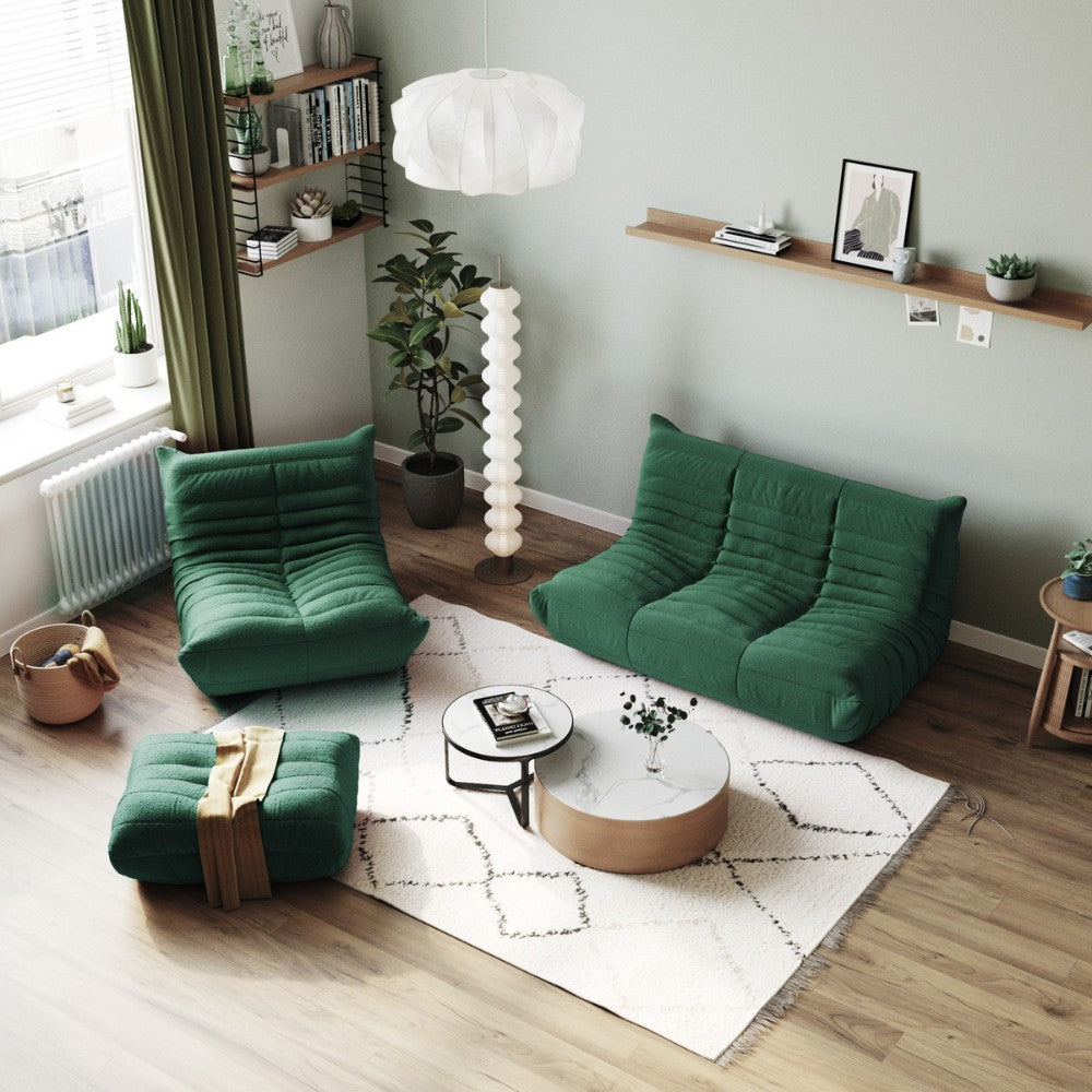 Muku Boucle Sofa Chair (Green)