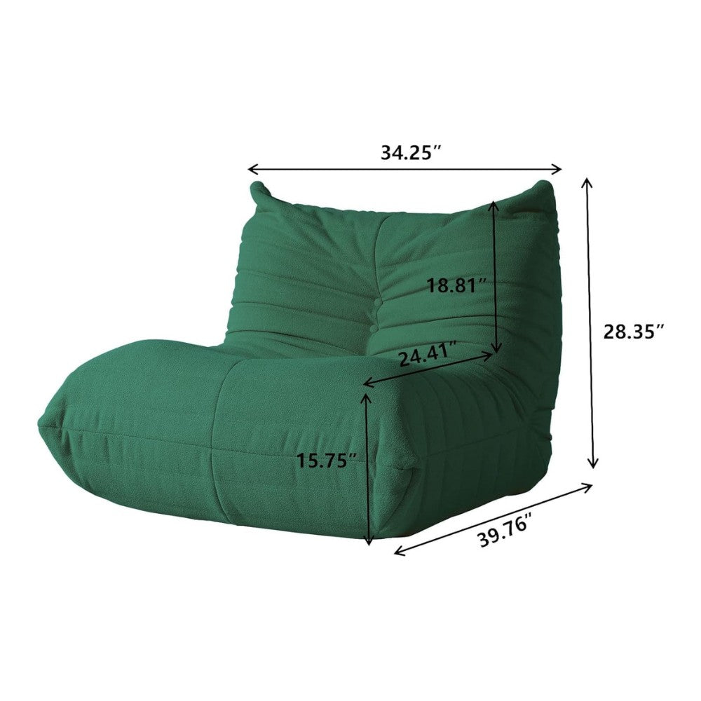 Muku Boucle Sofa Chair (Green)