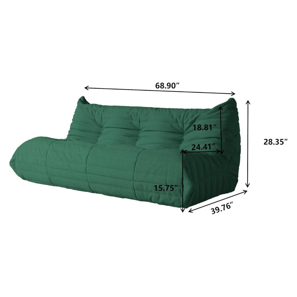 Muku Boucle Sofa Chair (Green)
