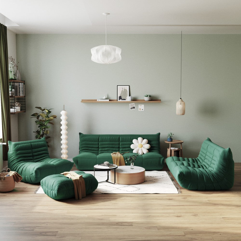 Muku Boucle Sofa Chair (Green)