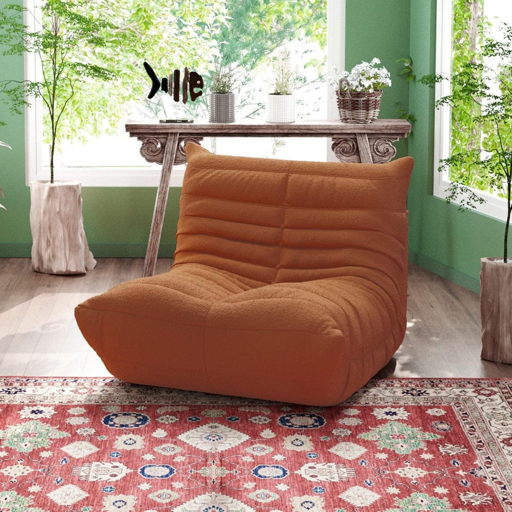 Muku Boucle Sofa Chair (Light Brown)