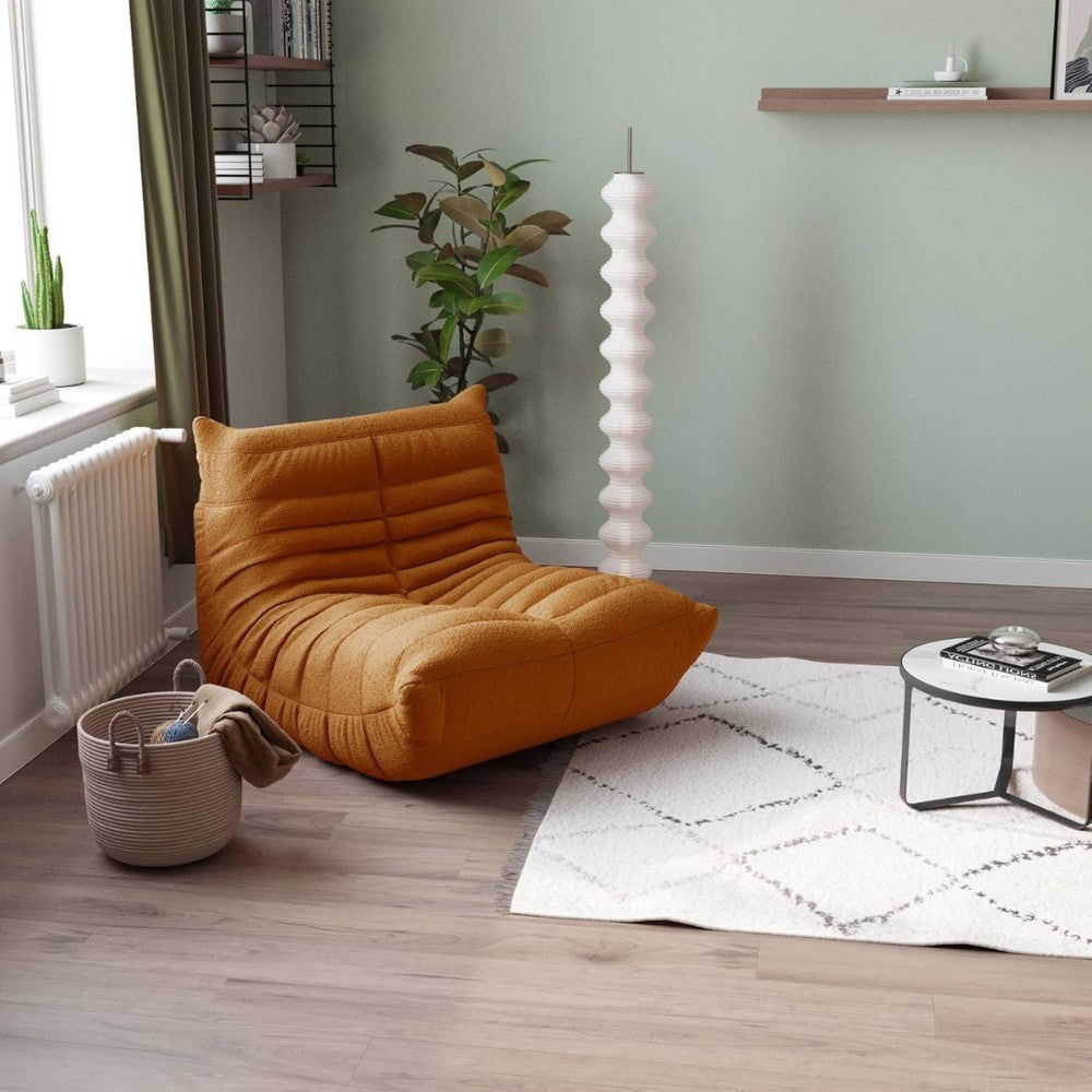Muku Boucle Sofa Chair (Light Brown)