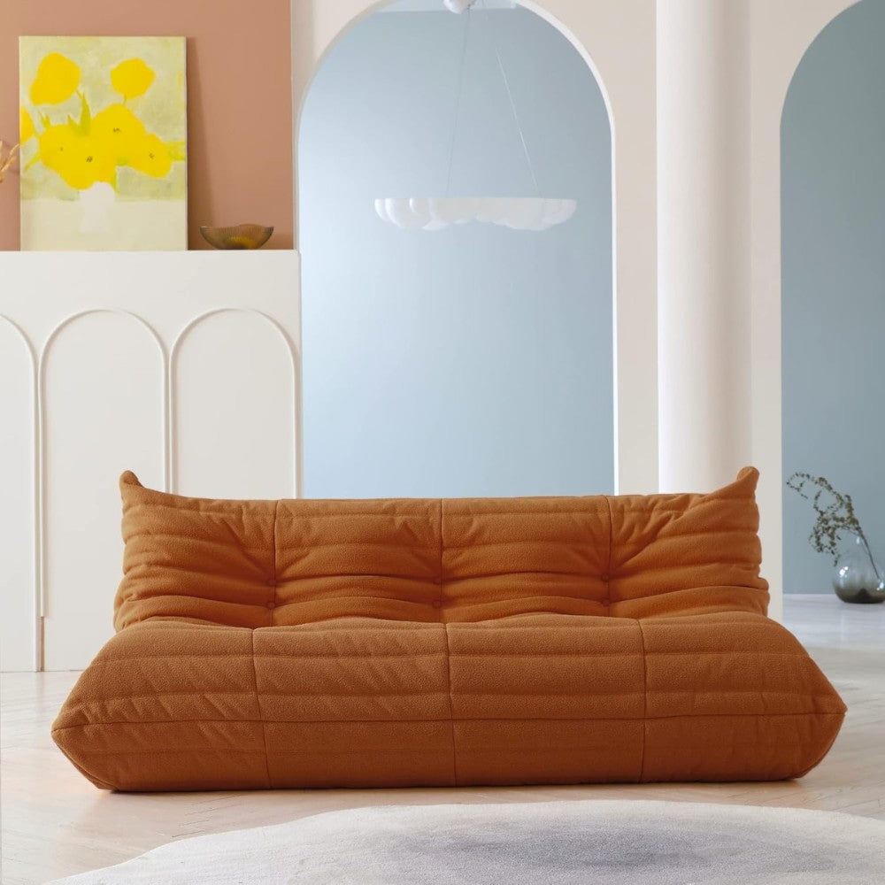 Muku Boucle Sofa Chair (Light Brown)