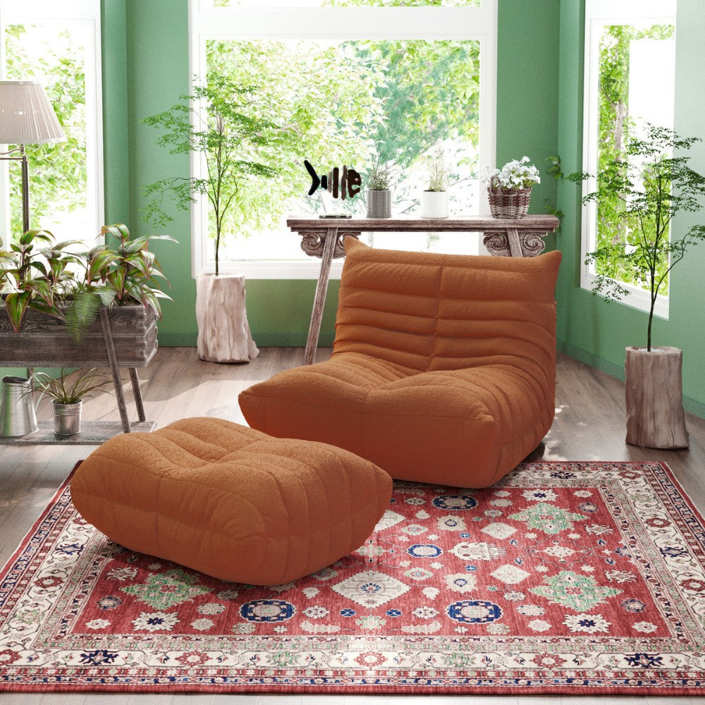 Muku Boucle Sofa Chair (Light Brown)