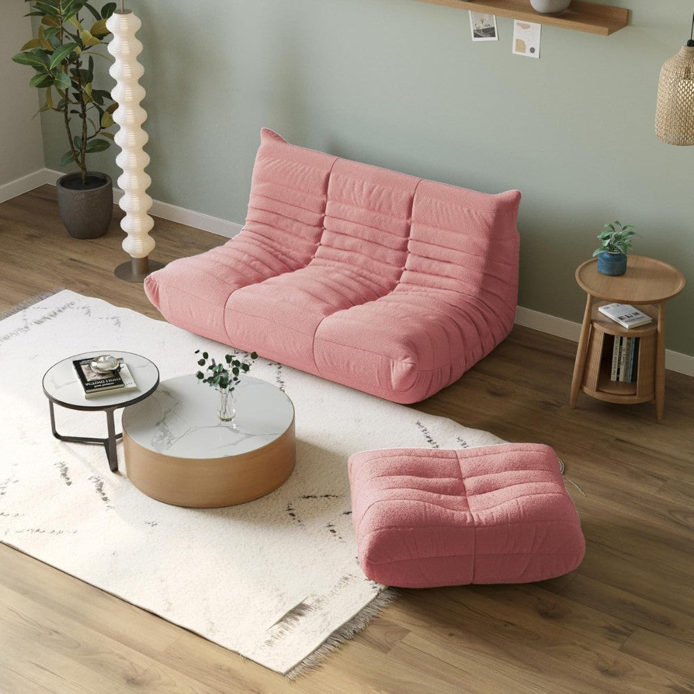 Muku Boucle Sofa Chair (Pink)