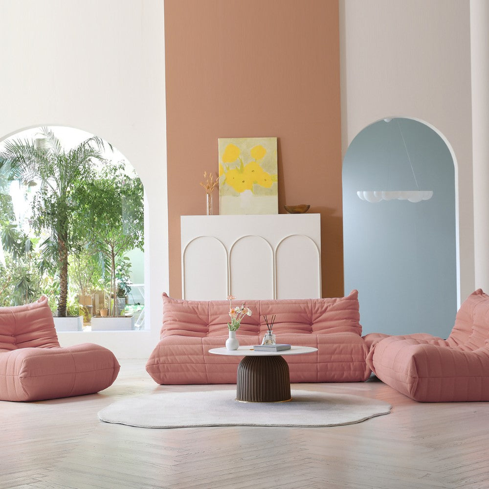 Muku Boucle Sofa Chair (Pink)
