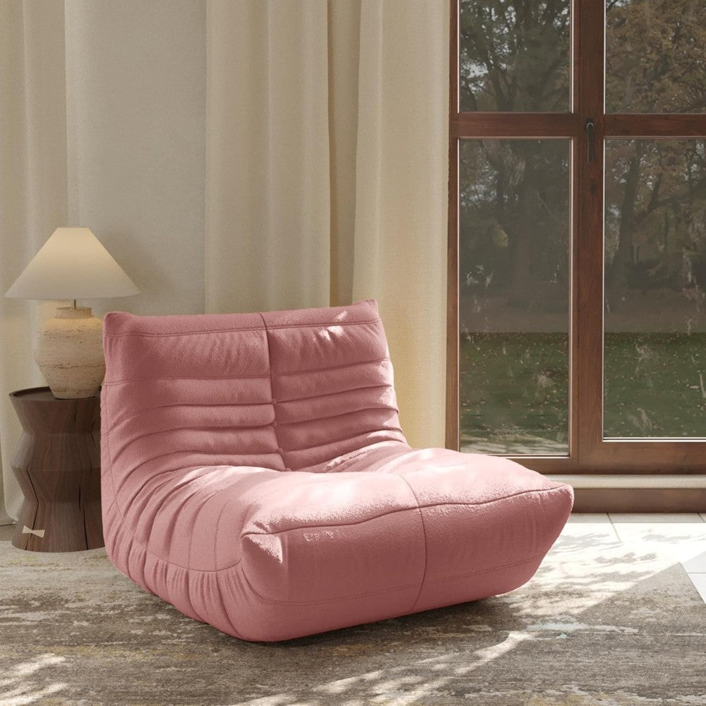 Muku Boucle Sofa Chair (Pink)