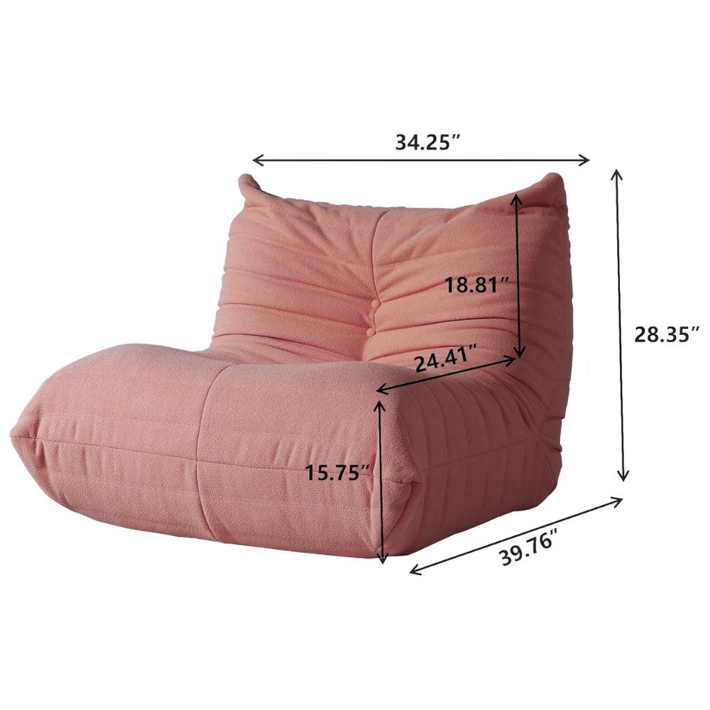 Muku Boucle Sofa Chair (Pink)
