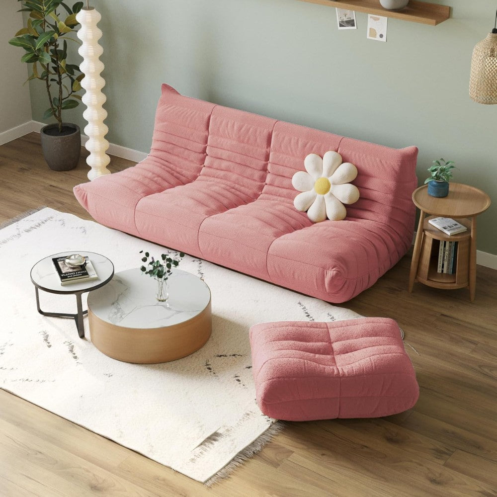 Muku Boucle Sofa Chair (Pink)