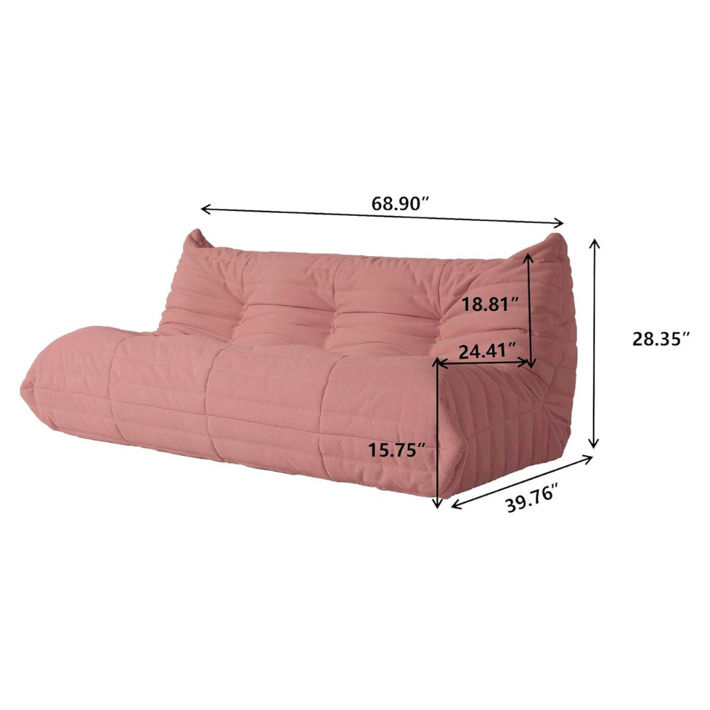 Muku Boucle Sofa Chair (Pink)