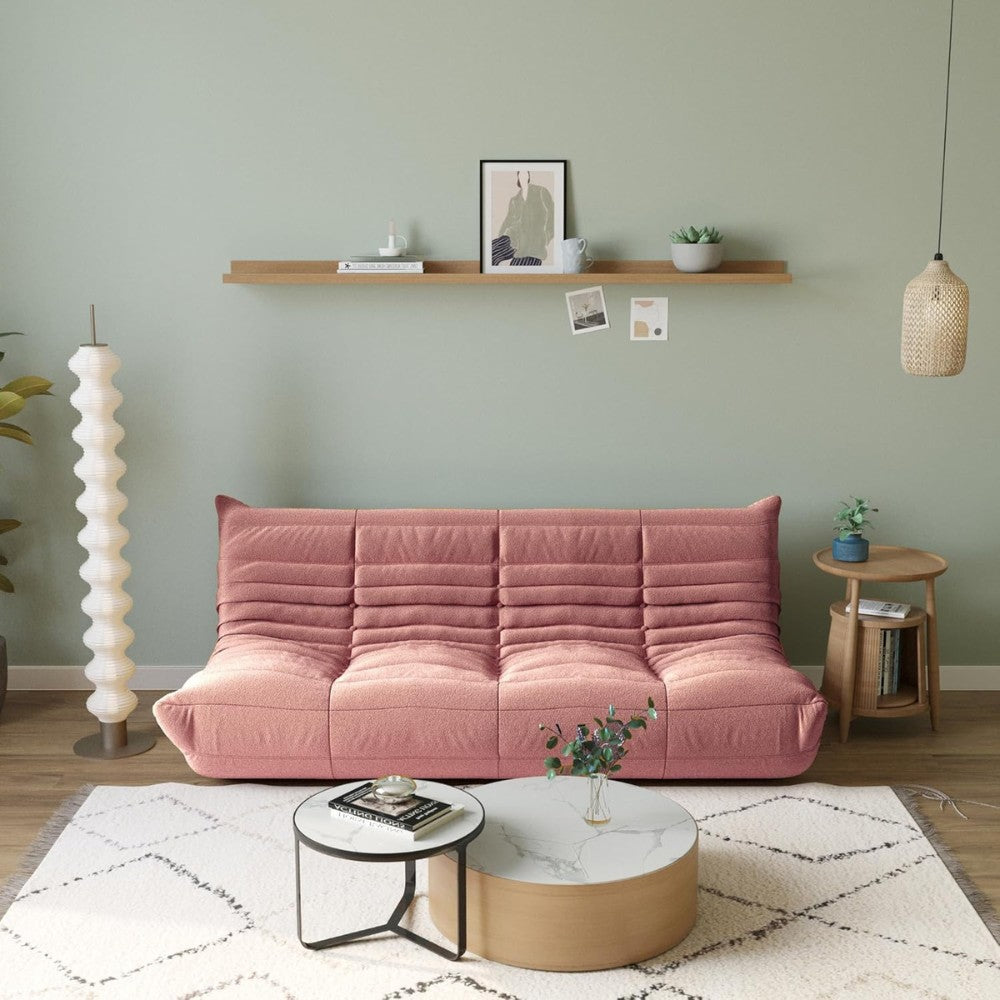 Muku Boucle Sofa Chair (Pink)