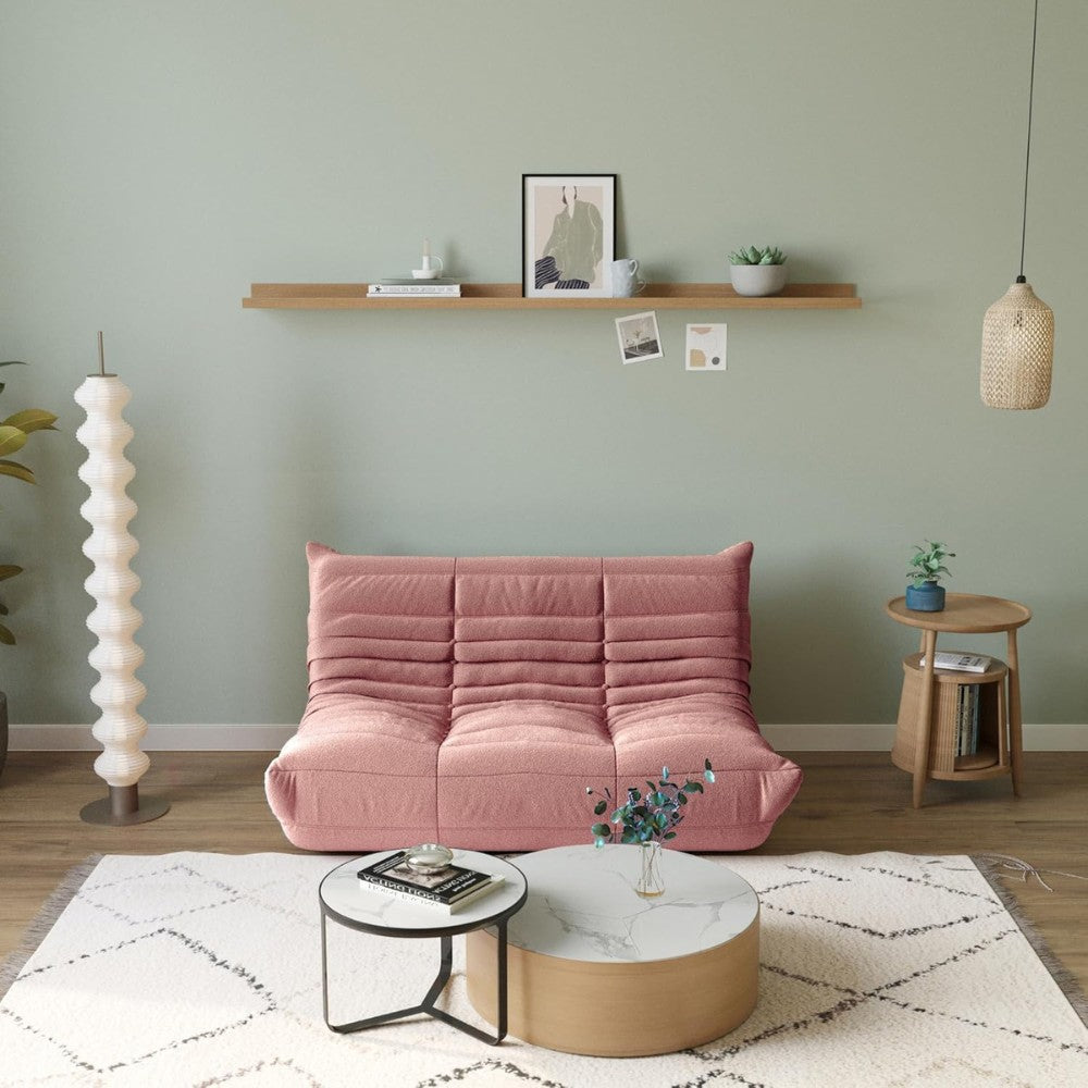 Muku Boucle Sofa Chair (Pink)