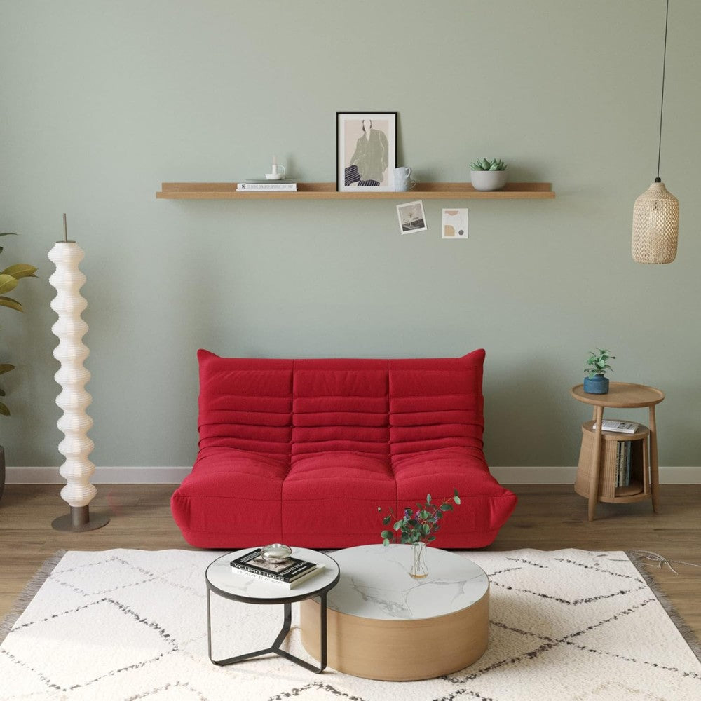 Muku Boucle Sofa Chair (Red)