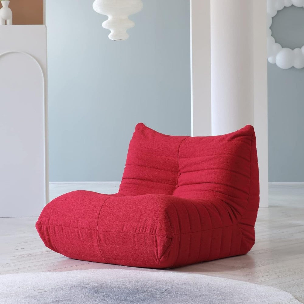 Muku Boucle Sofa Chair (Red)