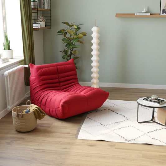 Muku Boucle Sofa Chair (Red)