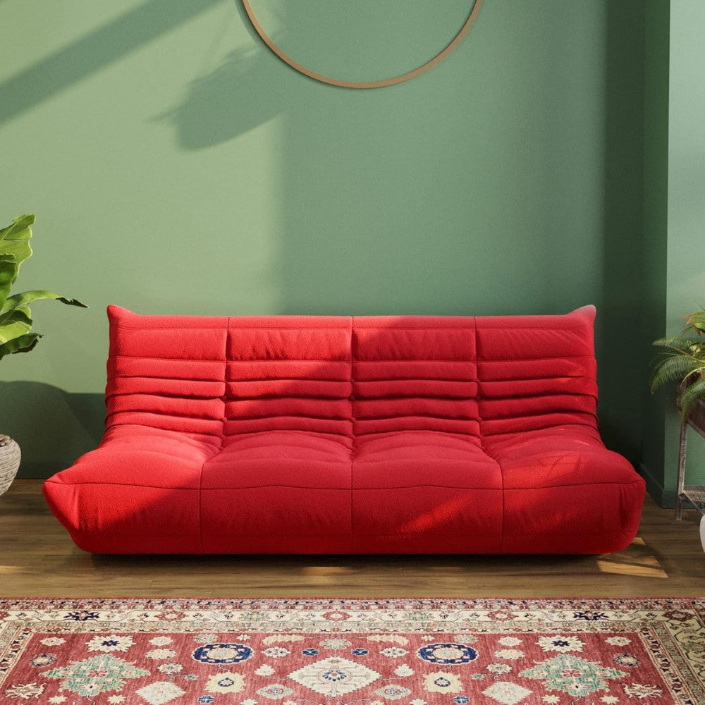 Muku Boucle Sofa Chair (Red)