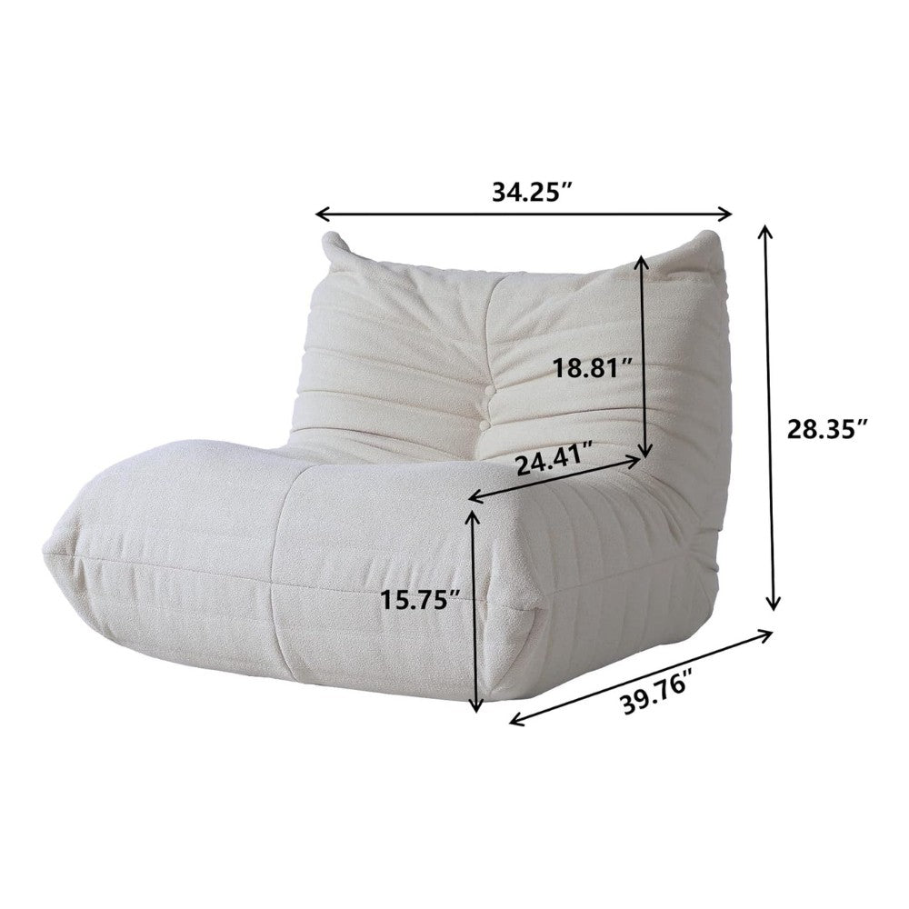 Muku Boucle Sofa Chair (White)
